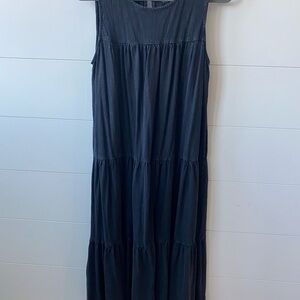 Wonderly Black Sleeveless Maxi Dress